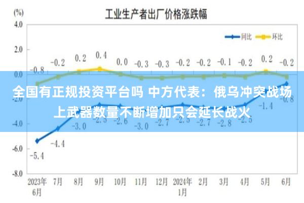 全国有正规投资平台吗 中方代表：俄乌冲突战场上武器数量不断增加只会延长战火